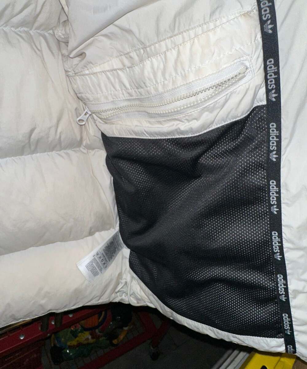 Adidas Originals SST Superstar Down Padded White Bomber Jacket - Picture 5 of 16